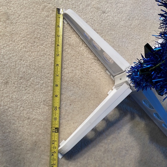 🎄NWOT Mid Century Modern Blue Christmas tinsel tree - Picture 4 of 6